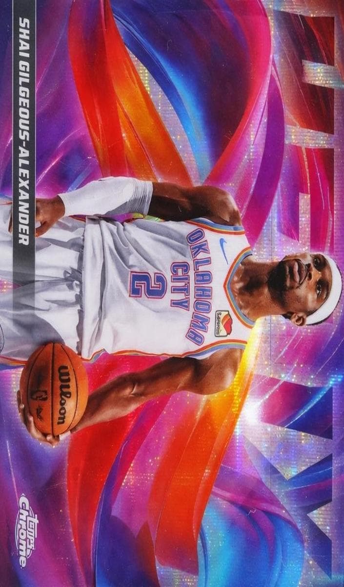 Shai Gilgeous-Alexander 2025 topps Topps Chrome