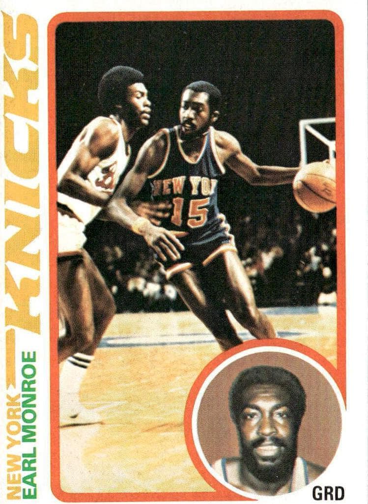 Earl Monroe 1978 topps Topps