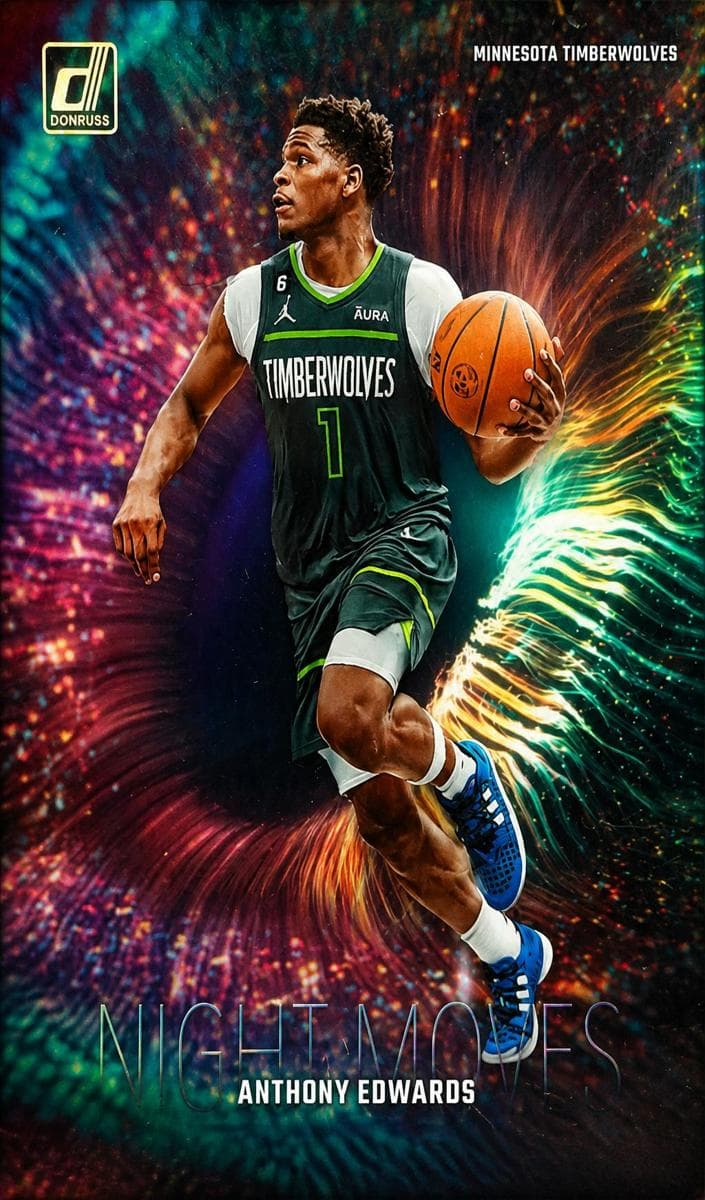 Anthony Edwards 2023 panini Donruss