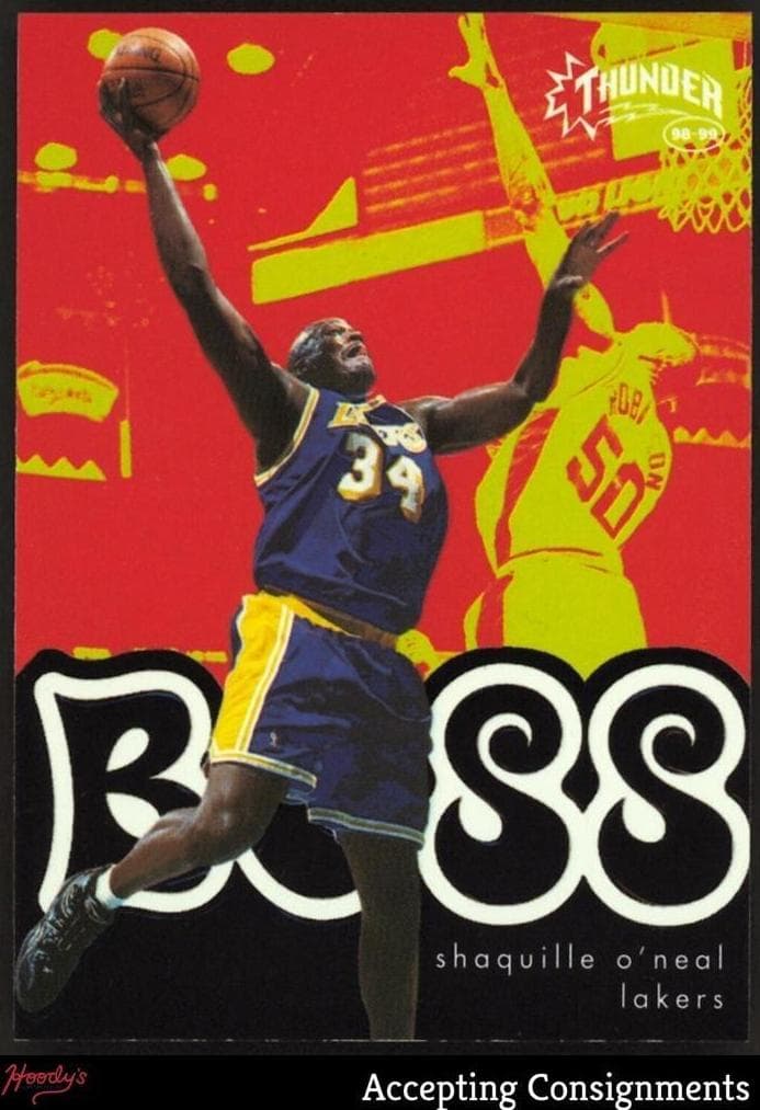 Shaquille O'Neal 1998 skybox Thunder
