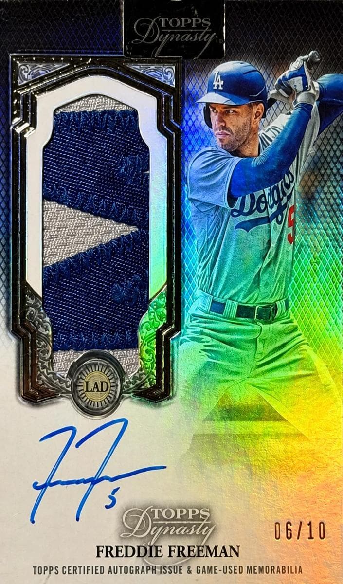 Freddie Freeman 2023 topps Topps Dynasty