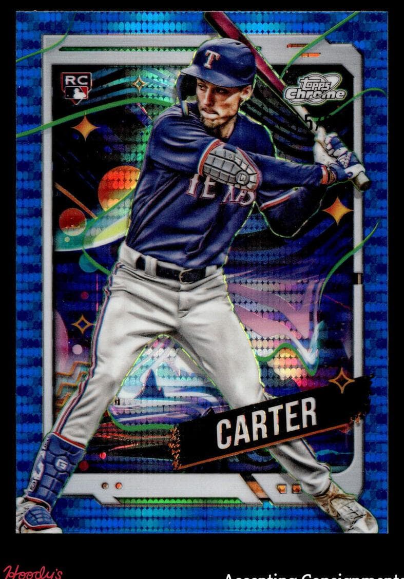 Evan Carter 2024 topps Topps Cosmic Chrome