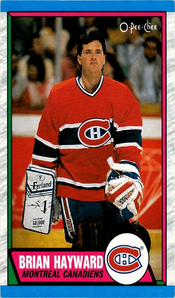 Brian Hayward 1989 topps O-Pee-Chee