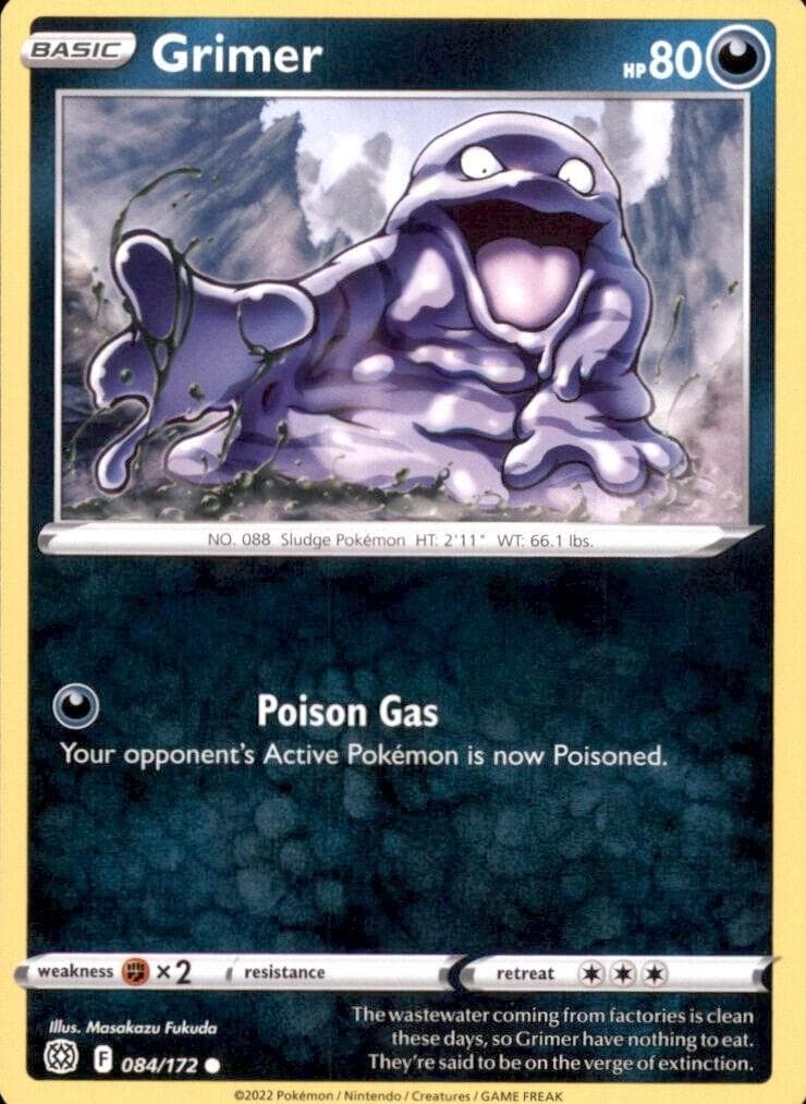 Grimer trading card