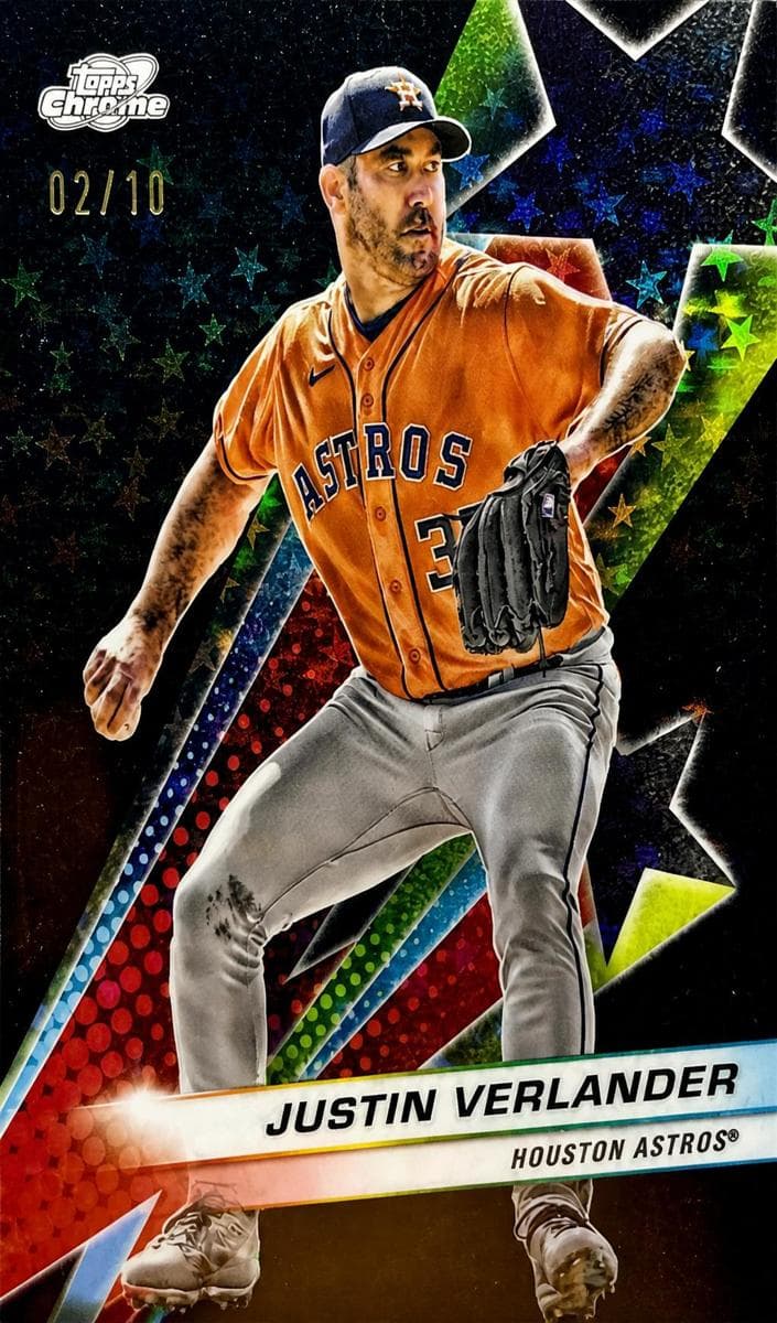 Justin Verlander 2024 topps Topps Cosmic Chrome