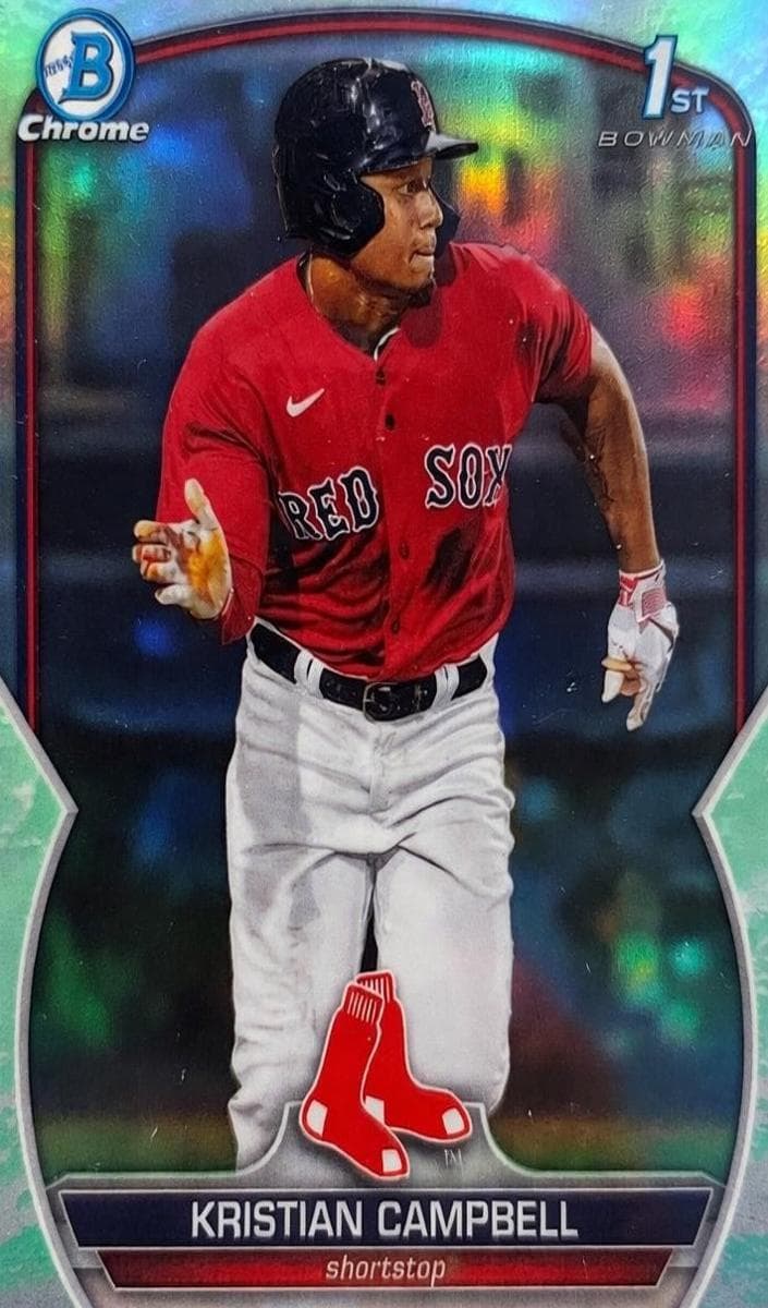 Kristian Campbell 2023 bowman Bowman Draft Chrome