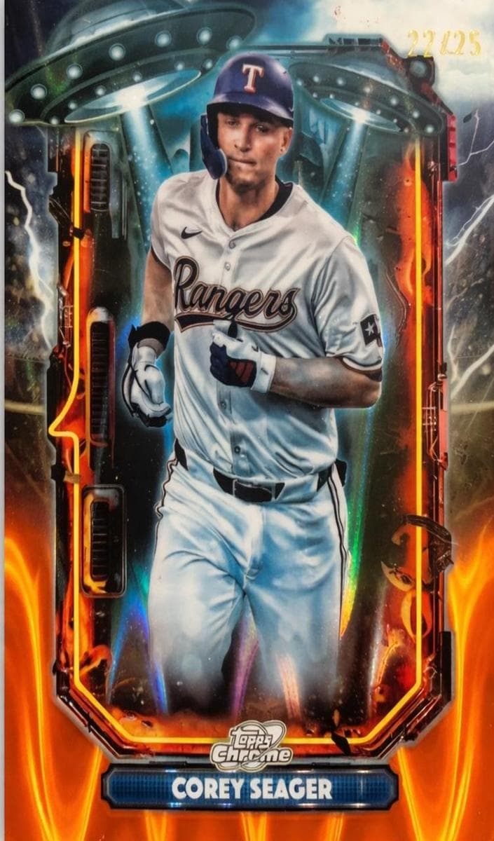 Corey Seager 2025 topps Topps Cosmic Chrome