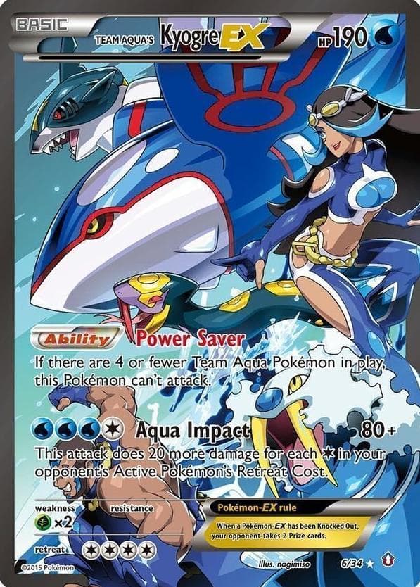 Team Aqua's Kyogre-EX #6