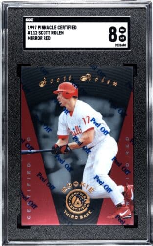 Scott Rolen 1997 panini Pinnacle Totally Certified