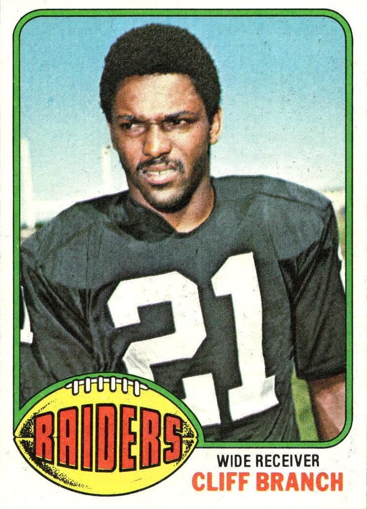 Cliff Branch 1976 topps Topps