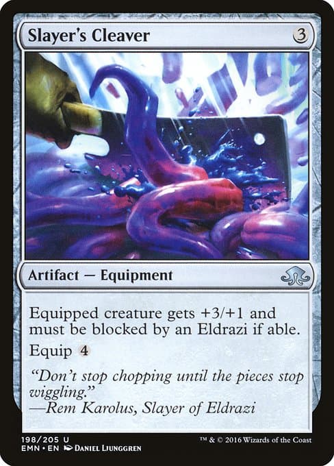 Slayer's Cleaver 2016 Magic: The Gathering Eldritch Moon Foil