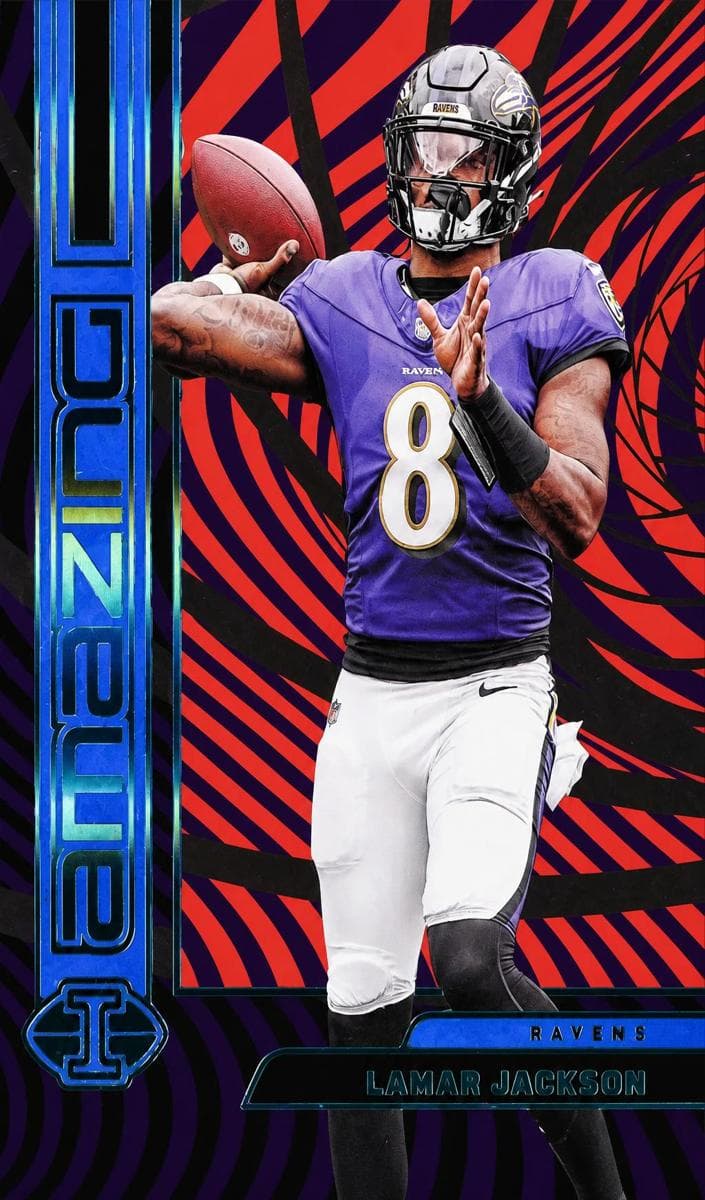 Lamar Jackson 2023 panini Panini Illusions