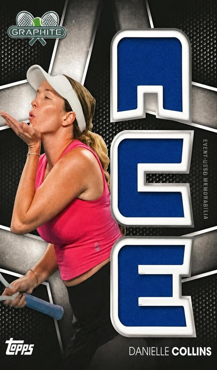 Danielle Collins trading card