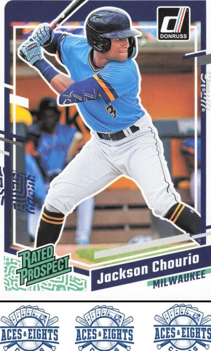 Jackson Chourio 2023 panini Donruss