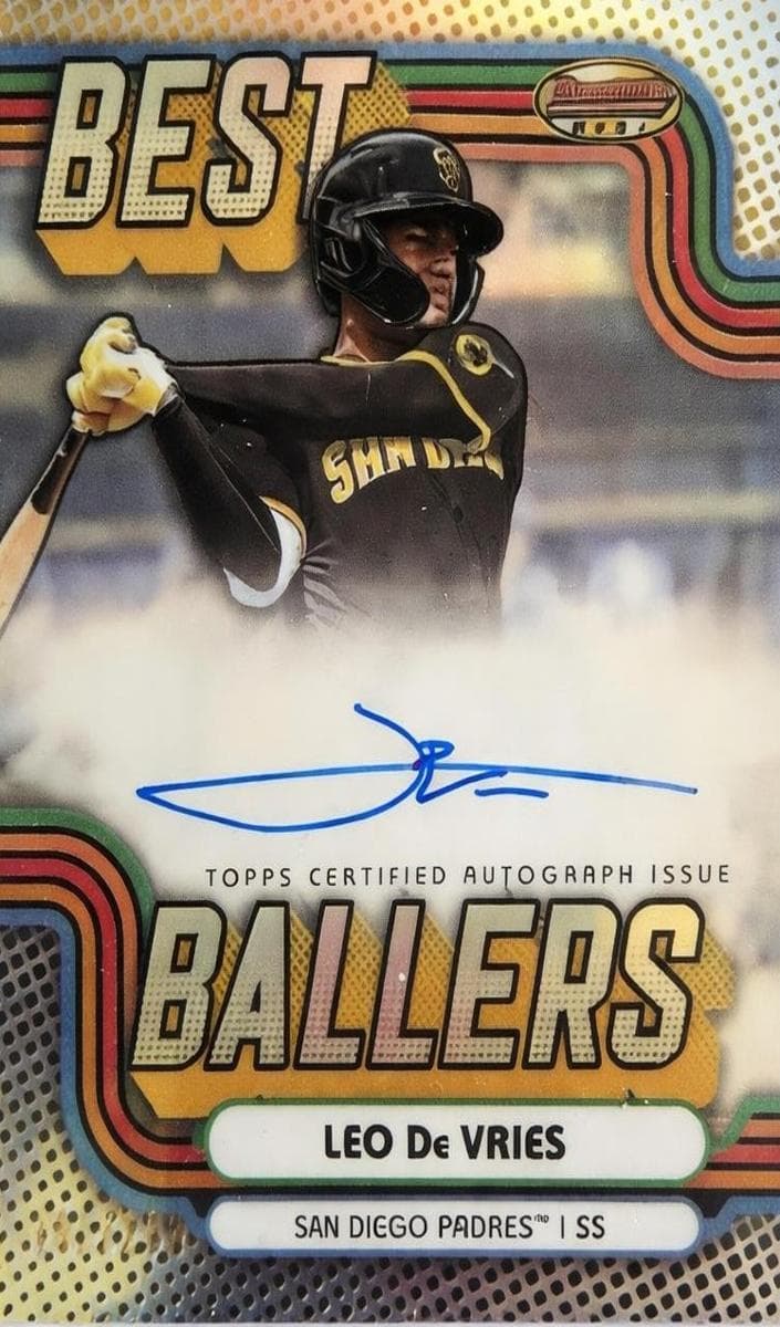 Leo De Vries 2024 bowman Bowman's Best