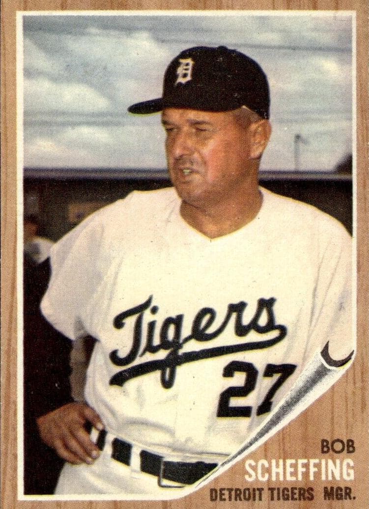Bob Scheffing 1962 topps Topps