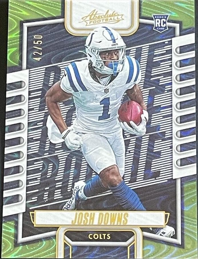 Josh Downs 2023 panini Panini Absolute
