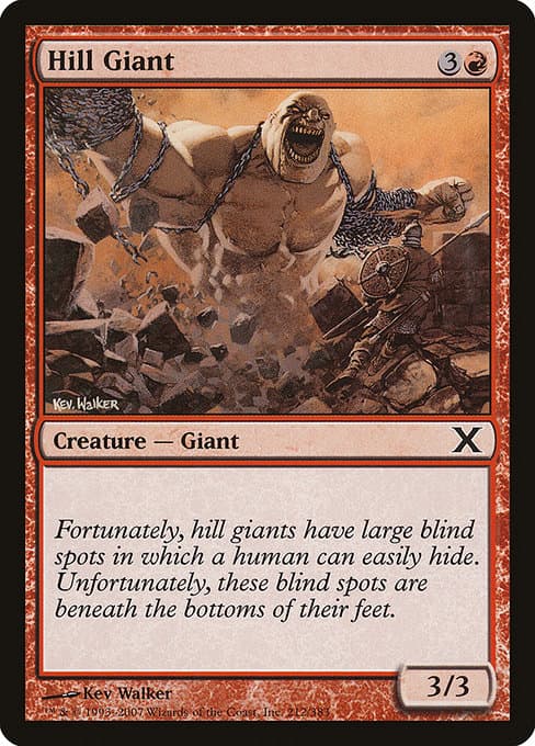 Hill Giant 1994 Magic: The Gathering Revised