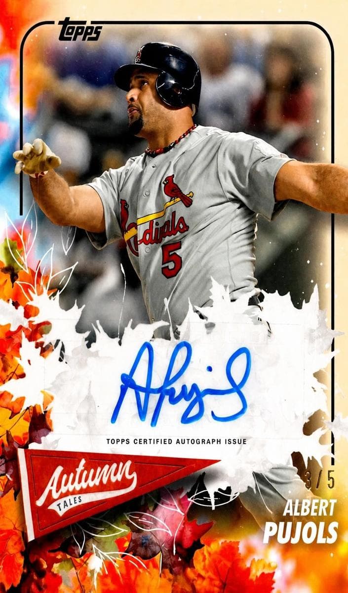 Albert Pujols 2024 topps Topps Update