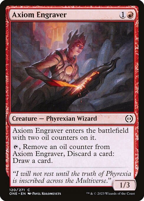 Axiom Engraver 2023 Magic: The Gathering Phyrexia: All Will Be One