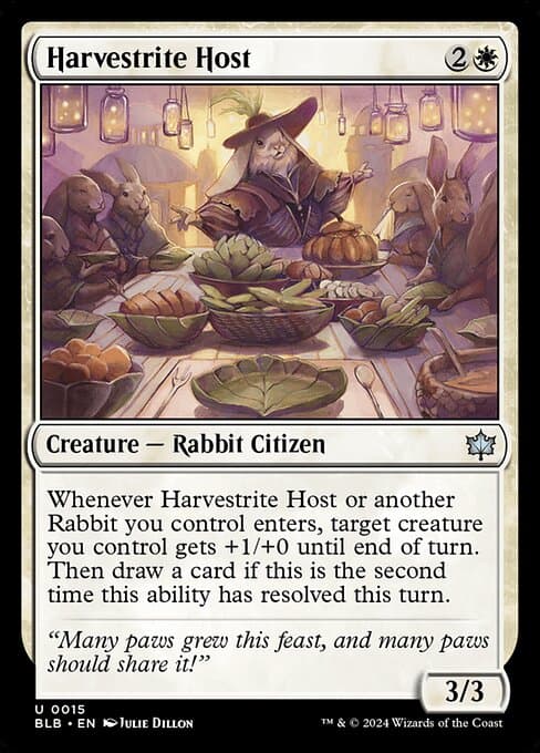 Harvestrite Host 2024 Magic: The Gathering Bloomburrow