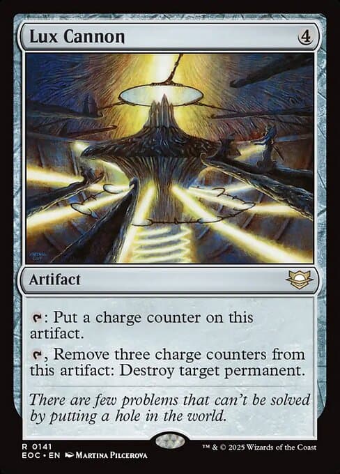 Lux Cannon 2025 Magic: The Gathering Edge of Eternities Commander