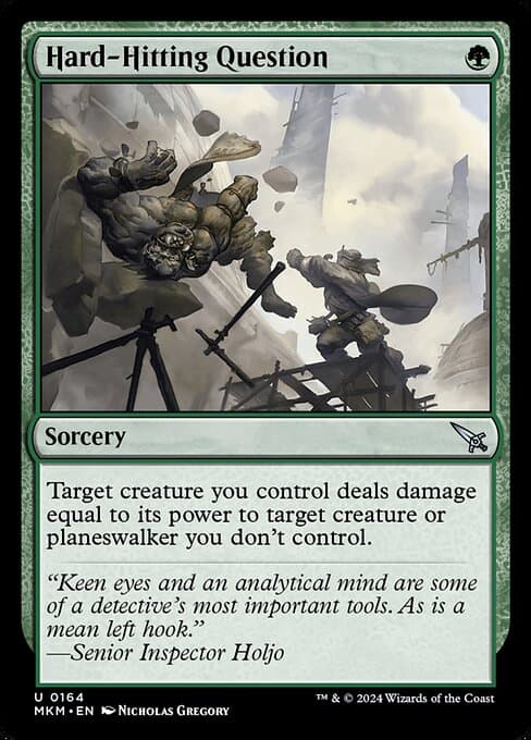 Hard-Hitting Question 2024 Magic: The Gathering Murders at Karlov Manor