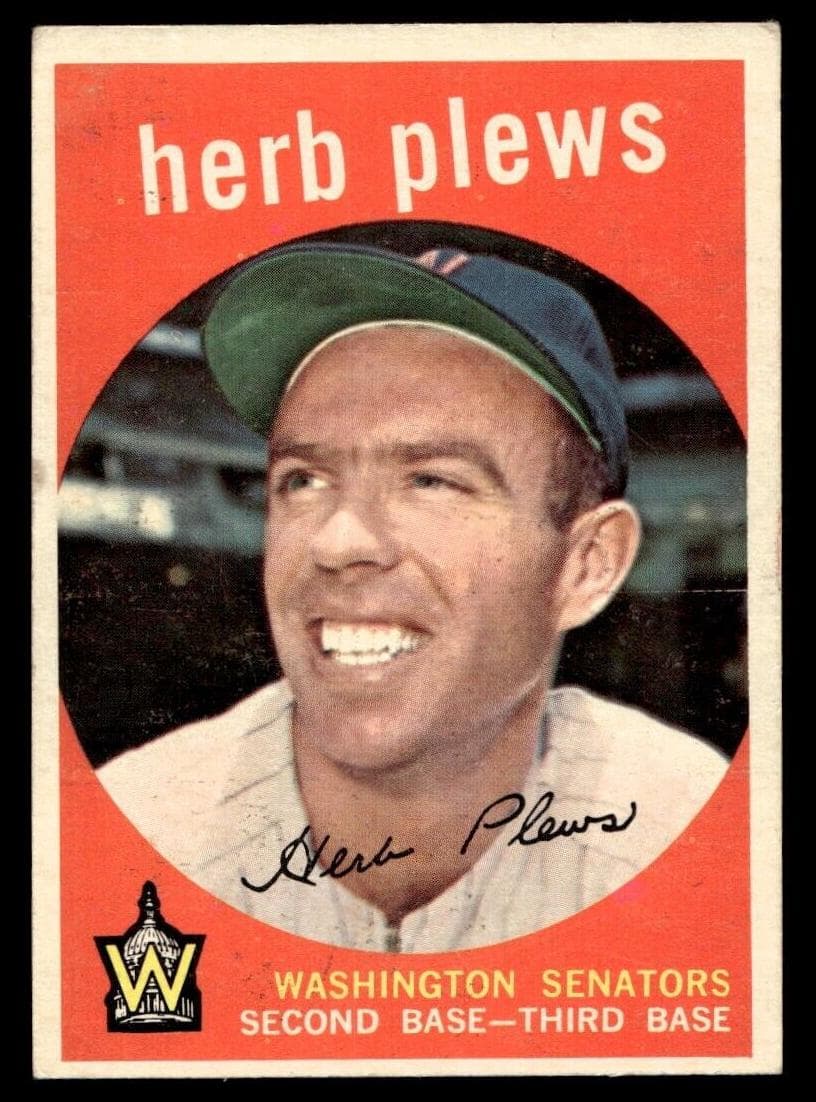 Herb Plews 1959 topps Topps