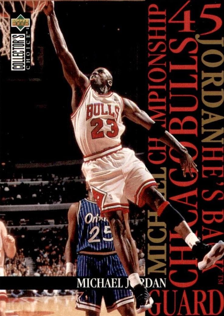 Michael Jordan 1995 unknown Collector's Choice