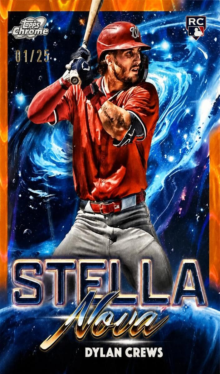 Dylan Crews 2025 topps Topps Cosmic Chrome