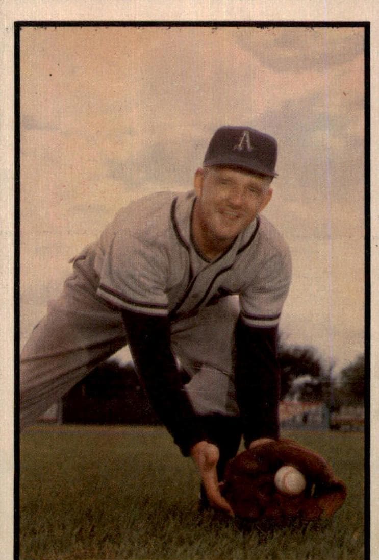 Cass Michaels 1953 bowman Bowman Color