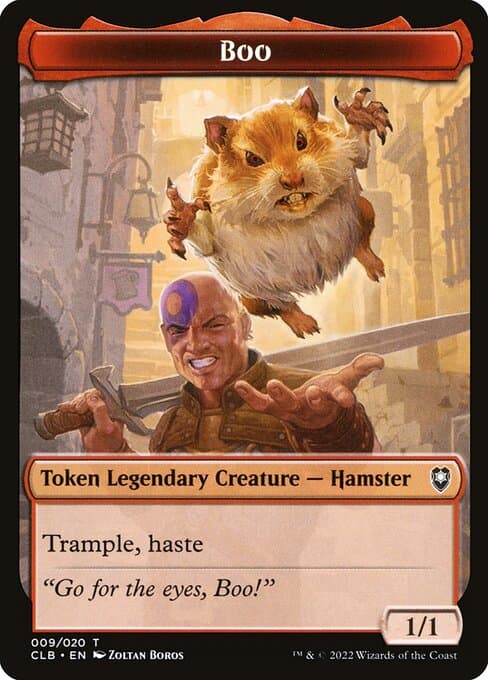 Boo 2022 Magic: The Gathering Commander Legends: Battle for Baldur's Gate Token