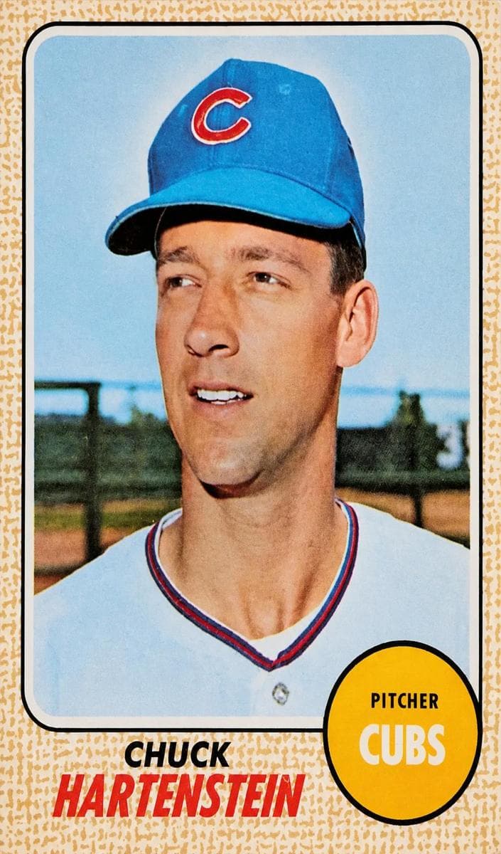 Chuck Hartenstein 1968 topps O-Pee-Chee