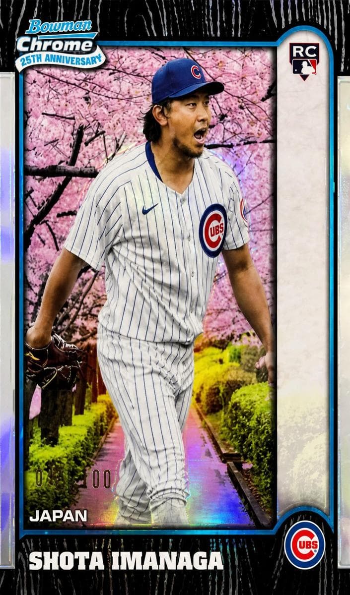 Shota Imanaga 2024 bowman Bowman Chrome