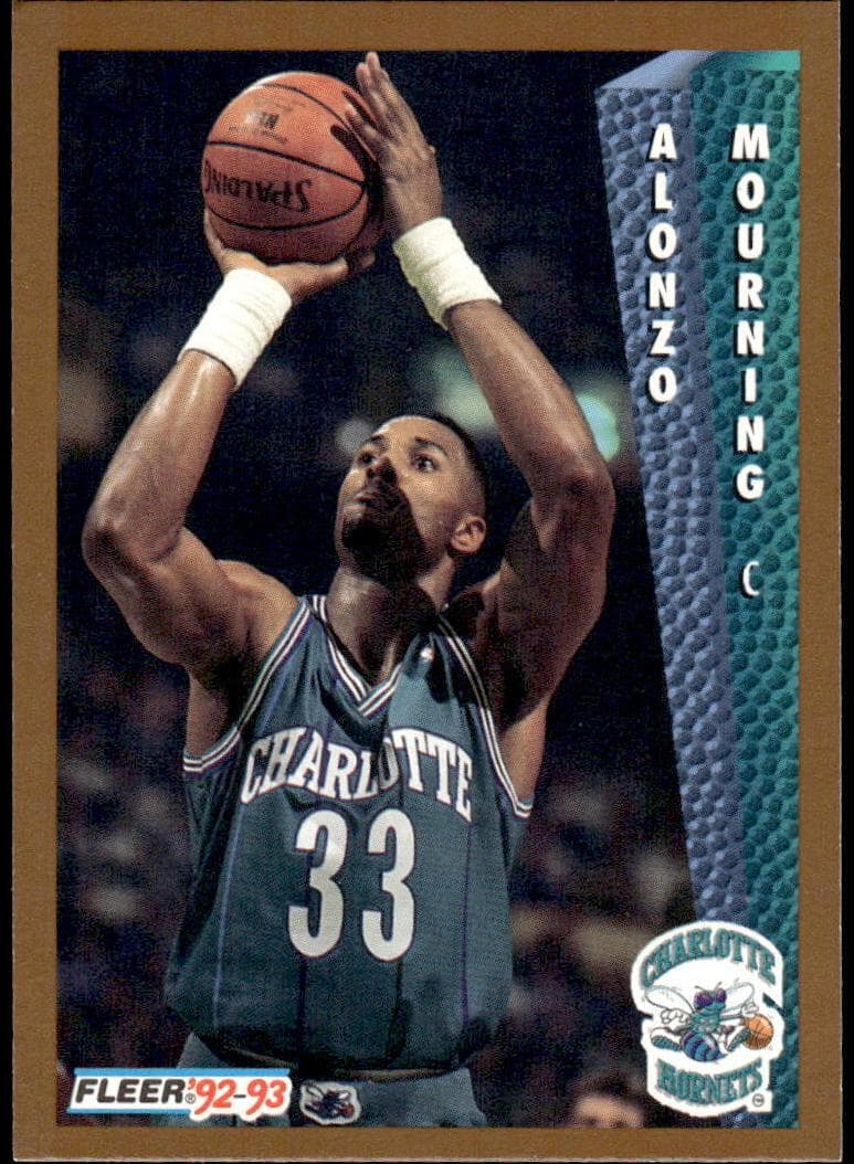 Alonzo Mourning 1992 fleer
