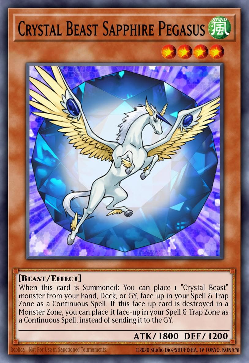 Crystal Beast Sapphire Pegasus 2007 Yu-Gi-Oh!