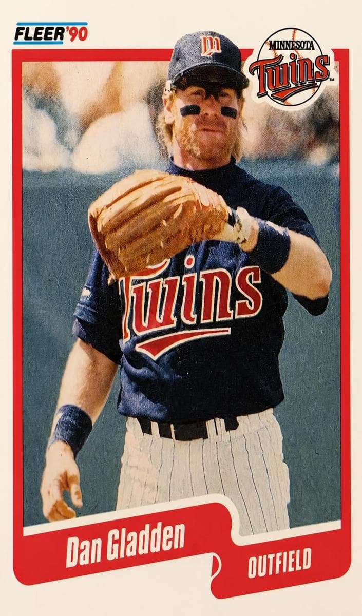 Dan Gladden 1990 fleer
