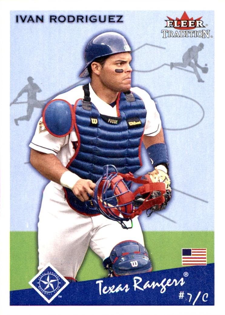 Ivan Rodriguez 2002 fleer Tradition