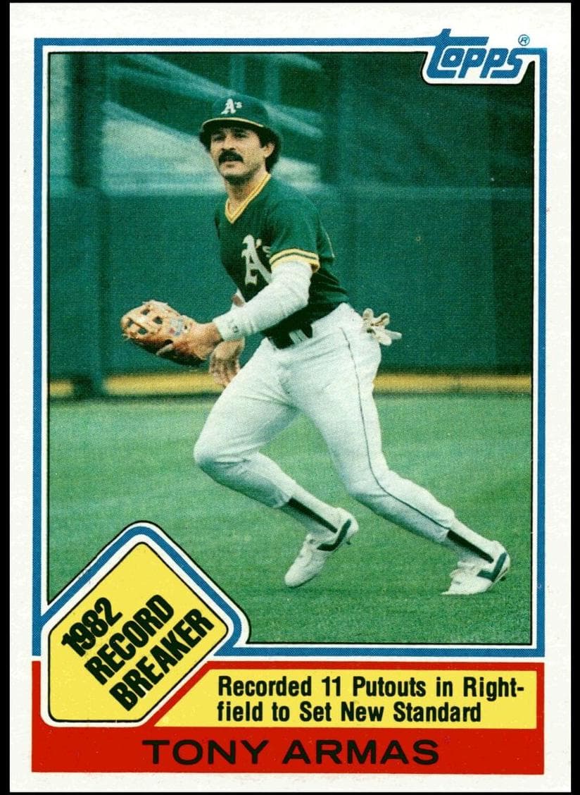 Tony Armas Jr trading card