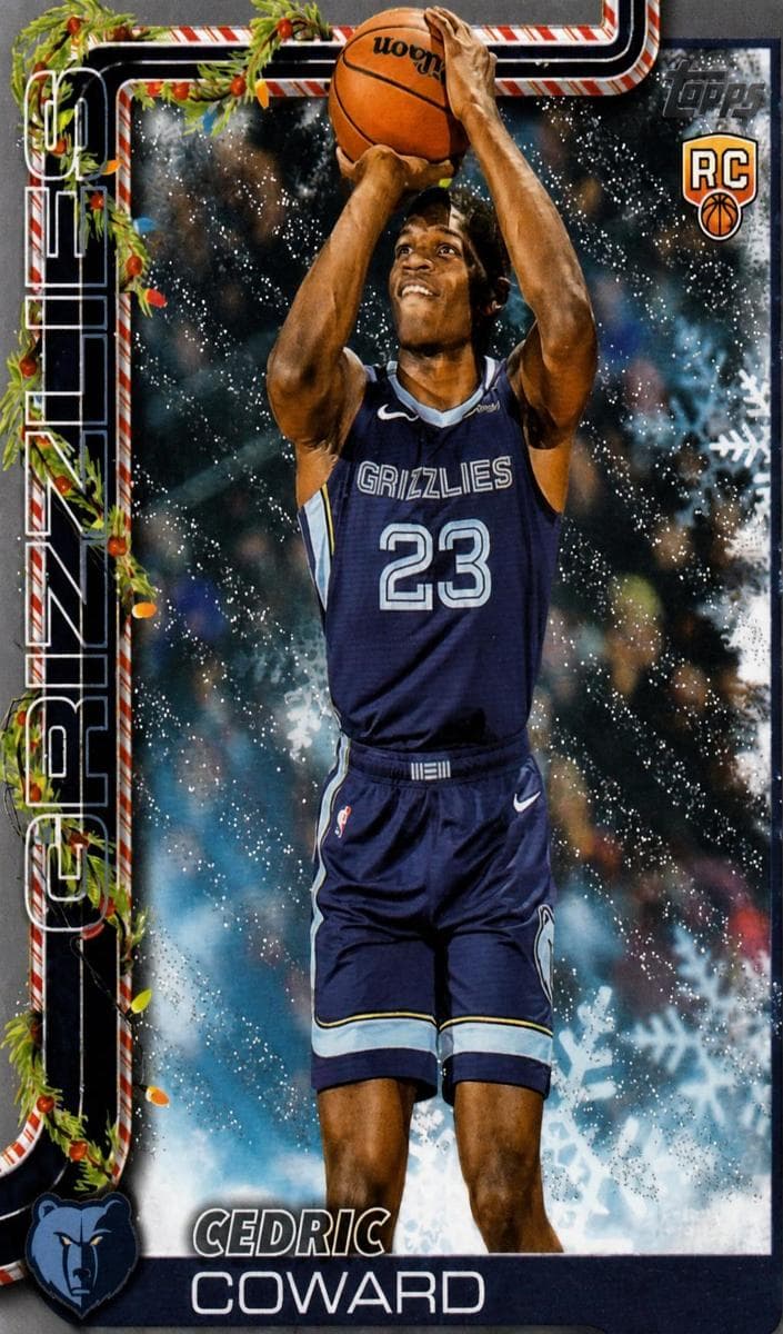 Cedric Coward 2025 topps Topps Holiday