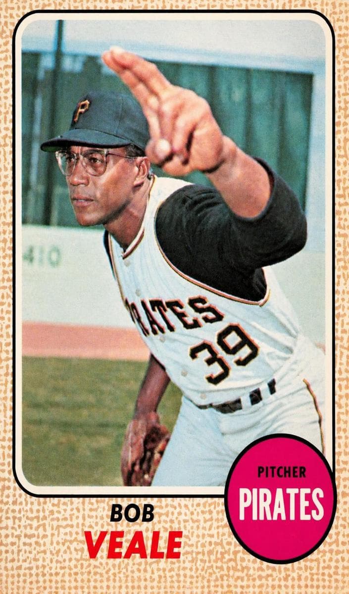 Bob Veale 1968 topps O-Pee-Chee