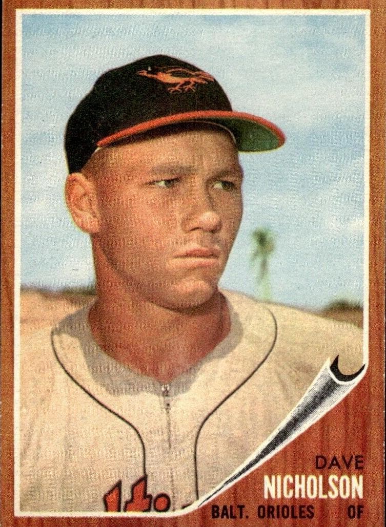 Dave Nicholson 1962 topps Topps
