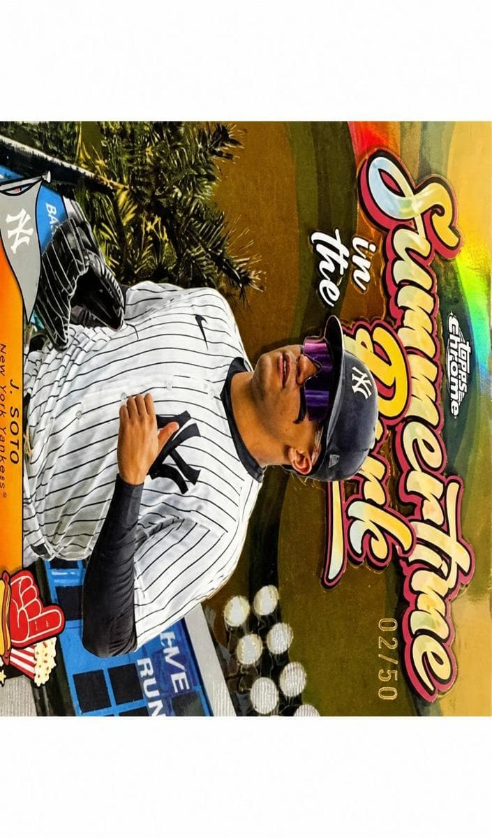 Juan Soto 2024 topps Topps Chrome