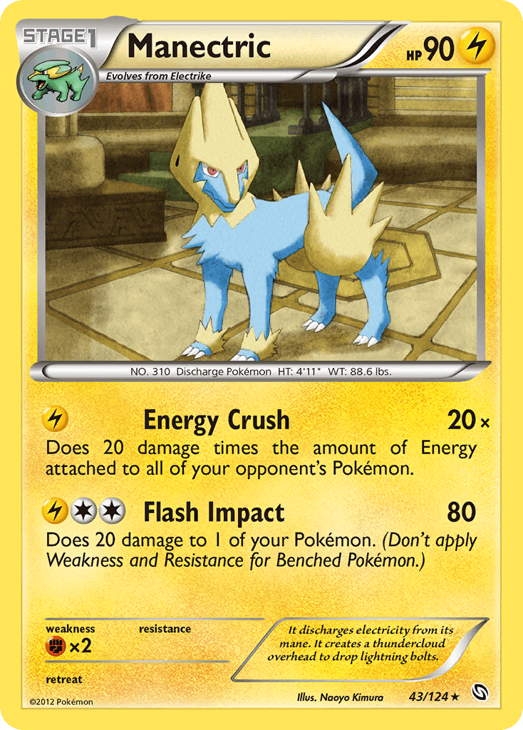 Manectric 2012 Pokemon Dragons Exalted