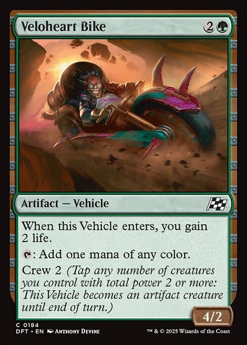 Veloheart Bike 2025 Magic: The Gathering Aetherdrift Foil