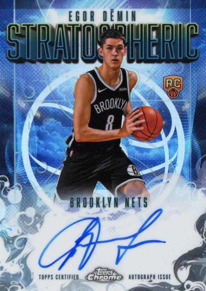 Egor Demin 2025 topps Topps Chrome