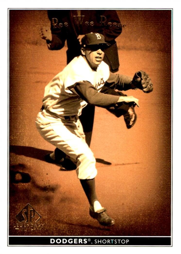 Pee Wee Reese trading card