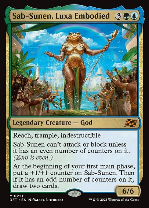 Sab-Sunen, Luxa Embodied 2025 Magic: The Gathering
