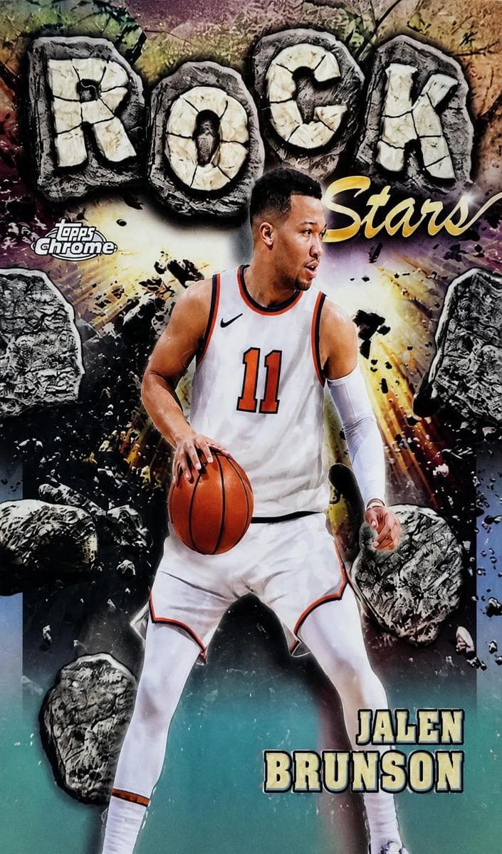 Jalen Brunson 2023 topps Topps Chrome