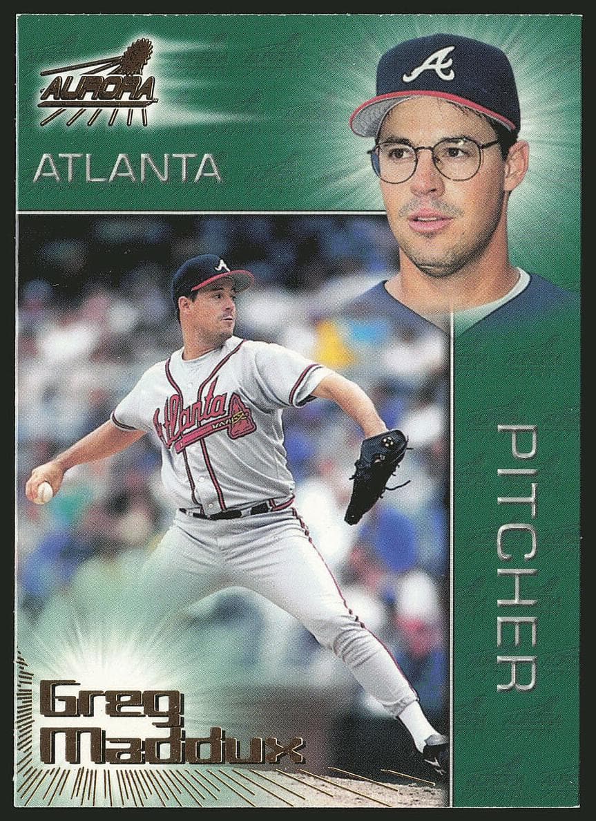 Greg Maddux 1998 unknown Pacific Aurora